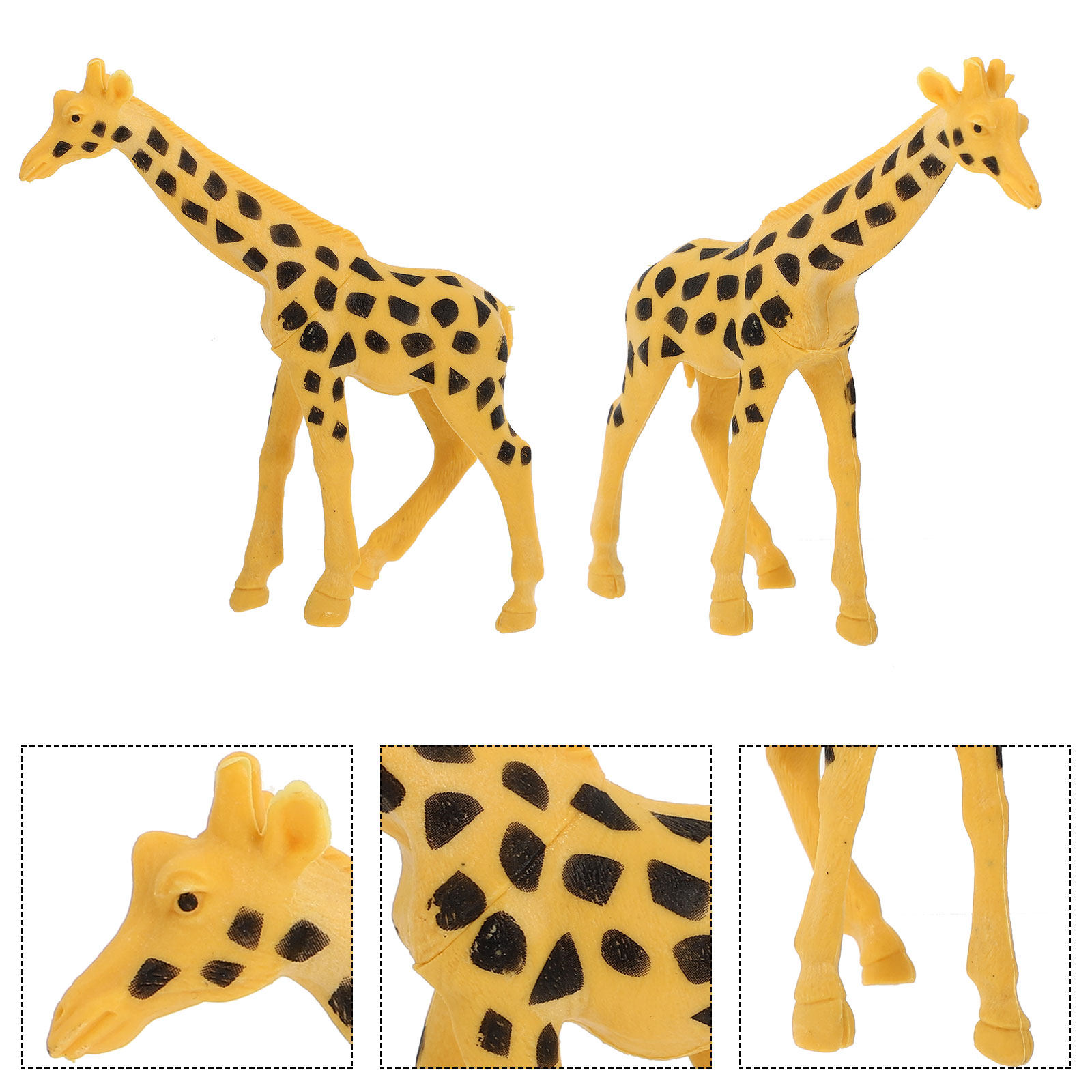 Kids Nature Education - 6Pcs Wild Animal Simulation Figures High