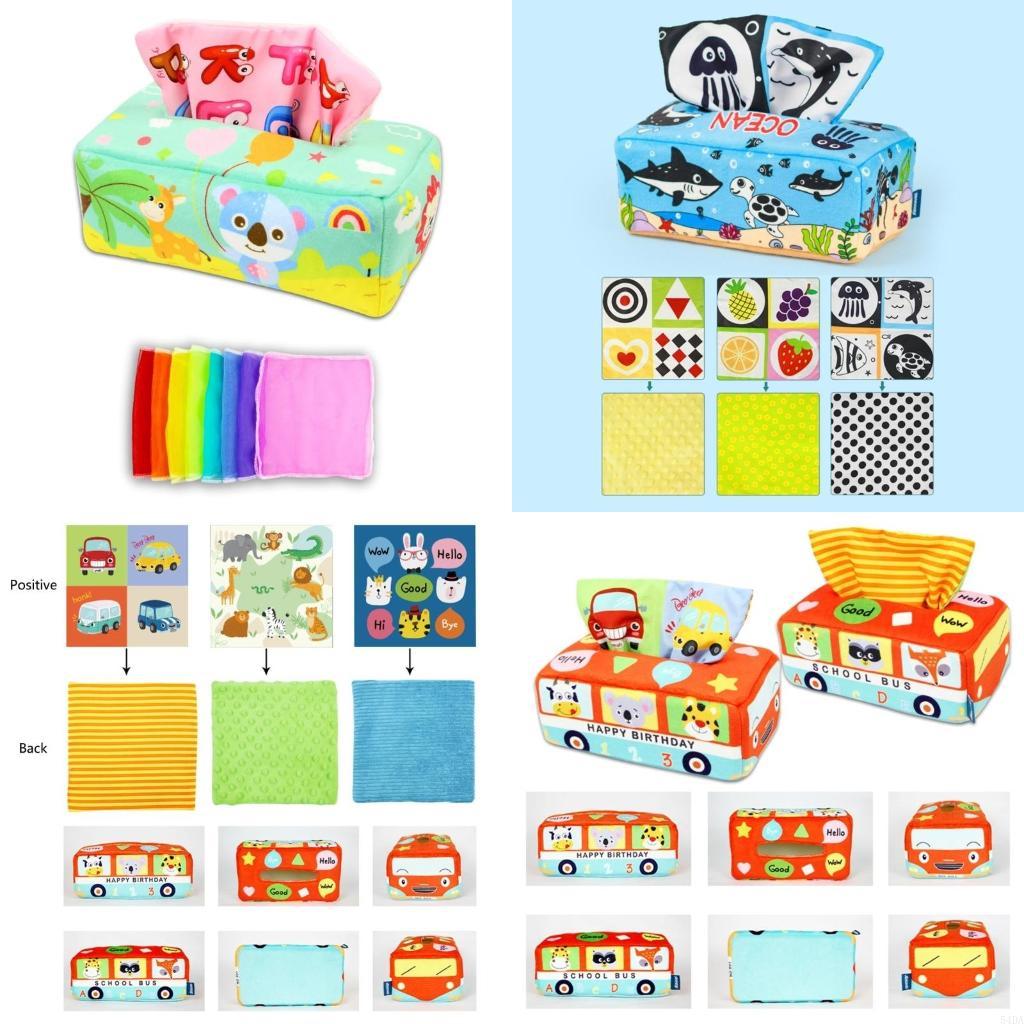 Kids Nature Education - 54DA Sensory Pull Tissue Box Toddler
