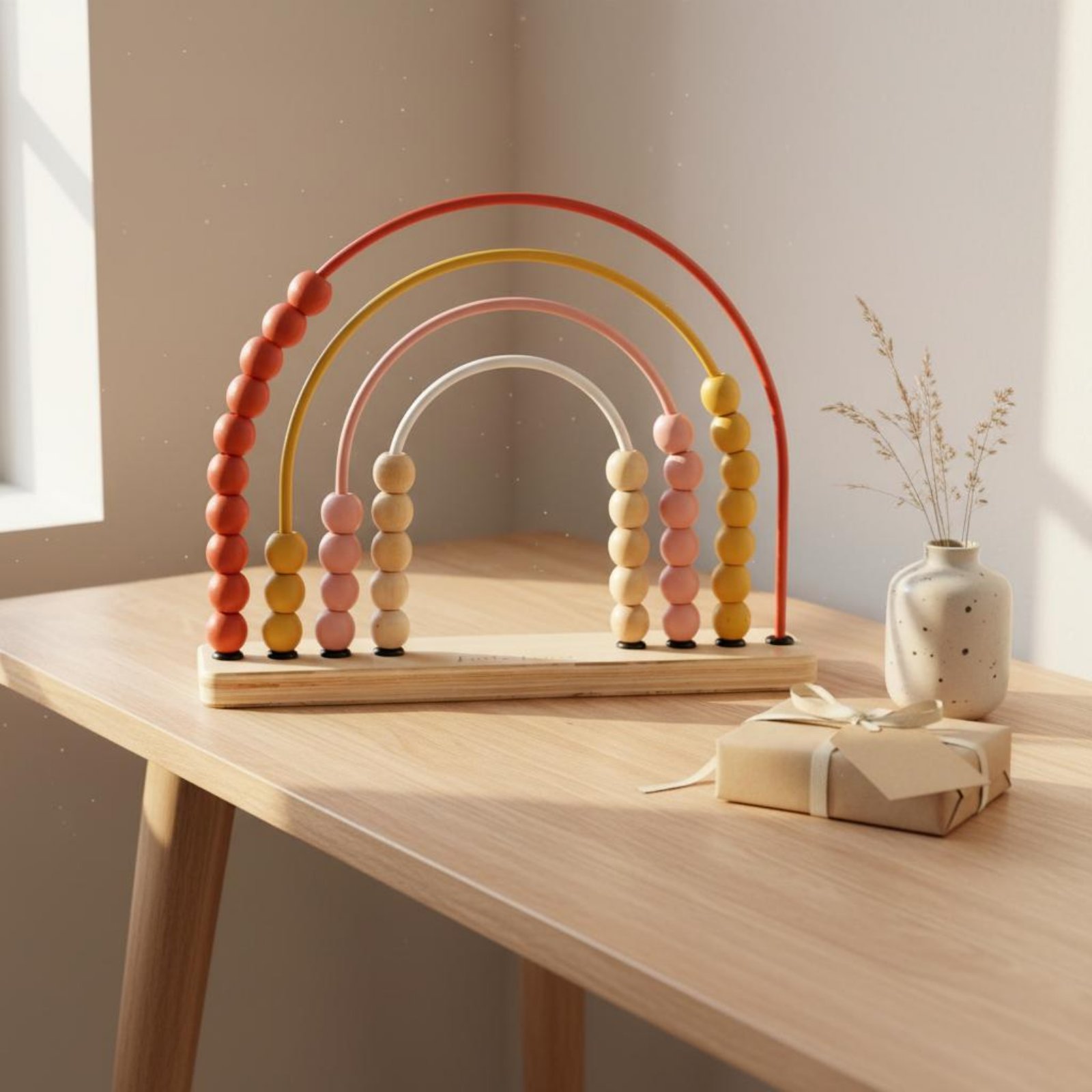Rainbow Abacus Toy Develops Ma - Abacus Counting Bead recension och pris