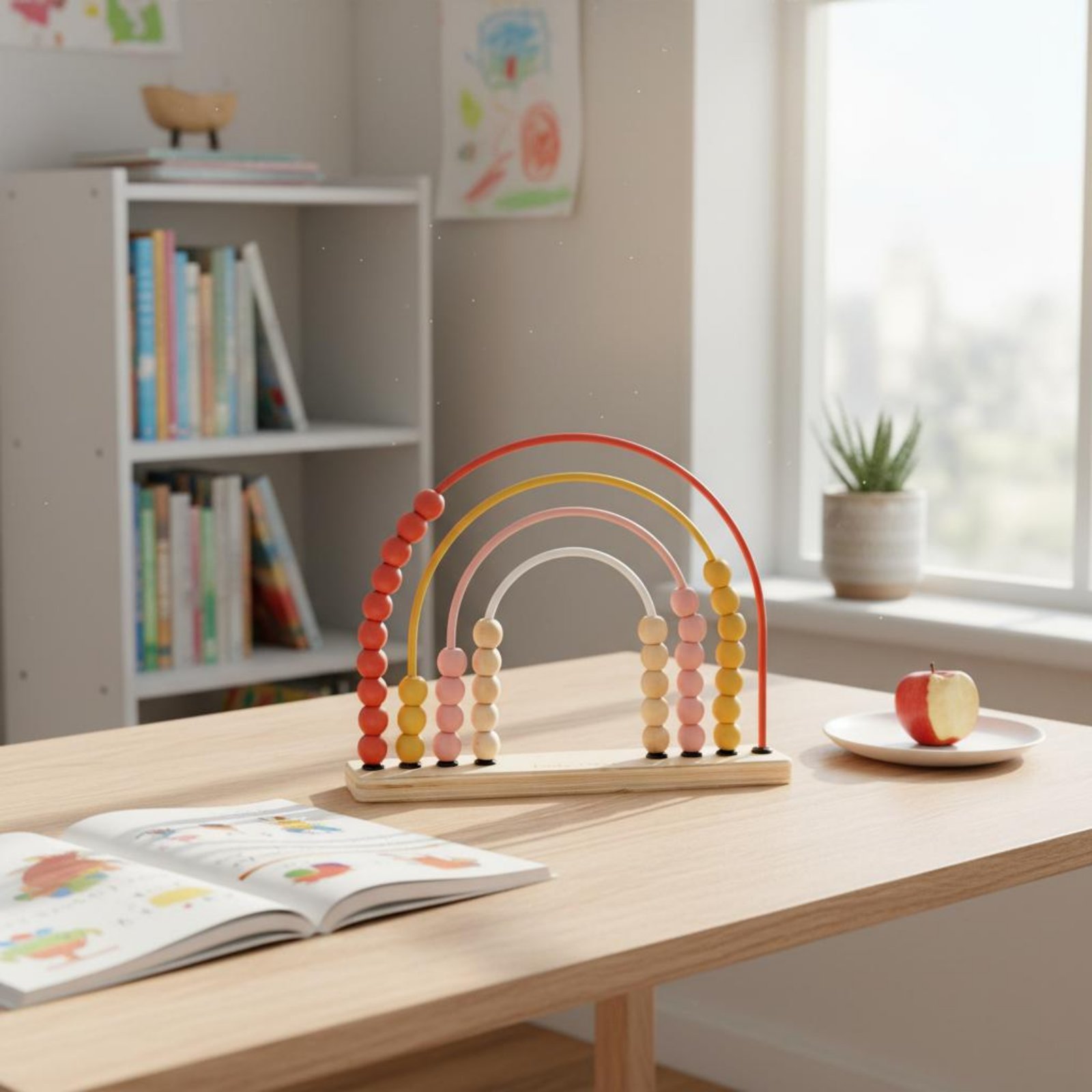 Rainbow Abacus Toy Develops Ma - Abacus Counting Bead recension och pris