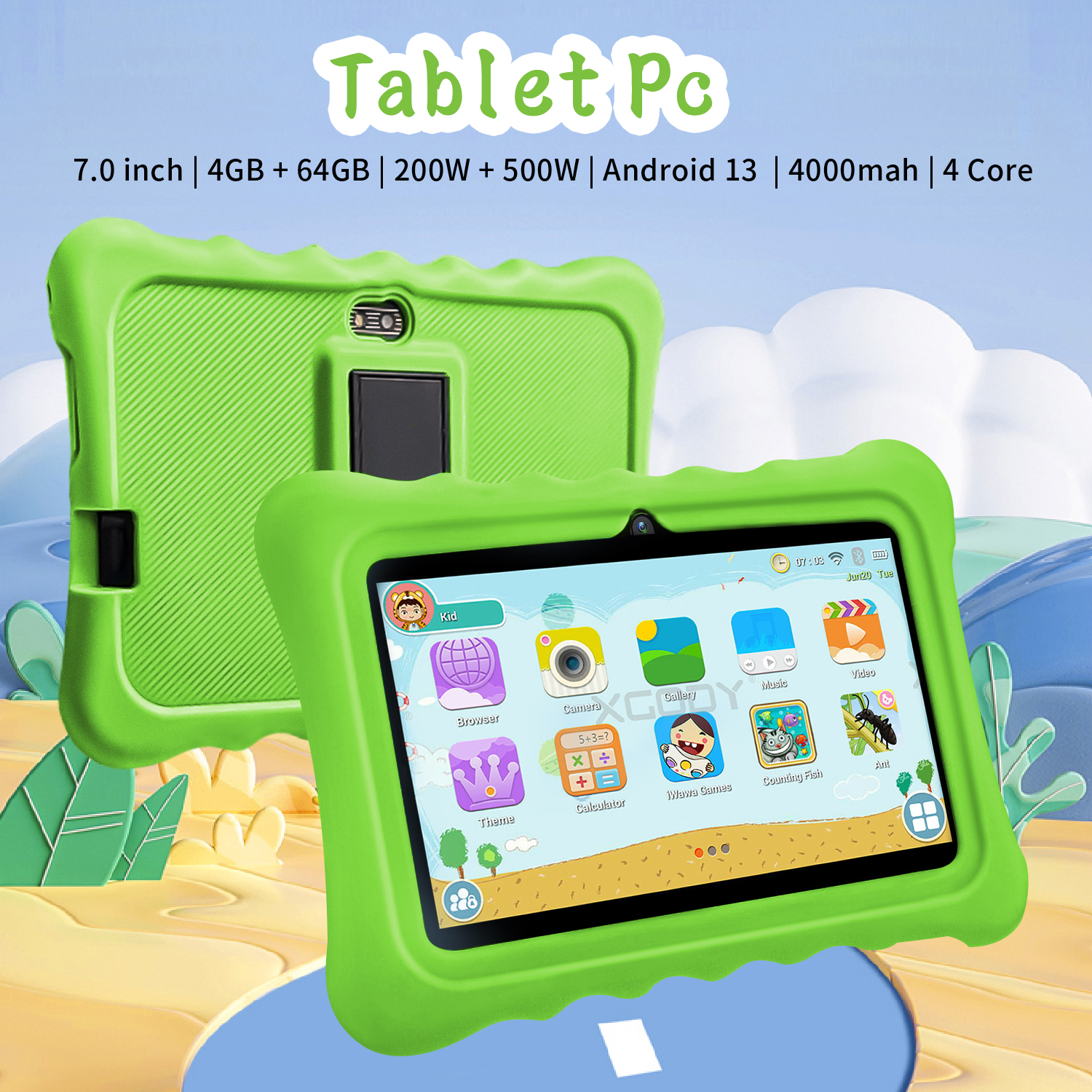 7 Inch Kids Tablet Quad Core 4 - Kids Education Software For Pc recension och pris