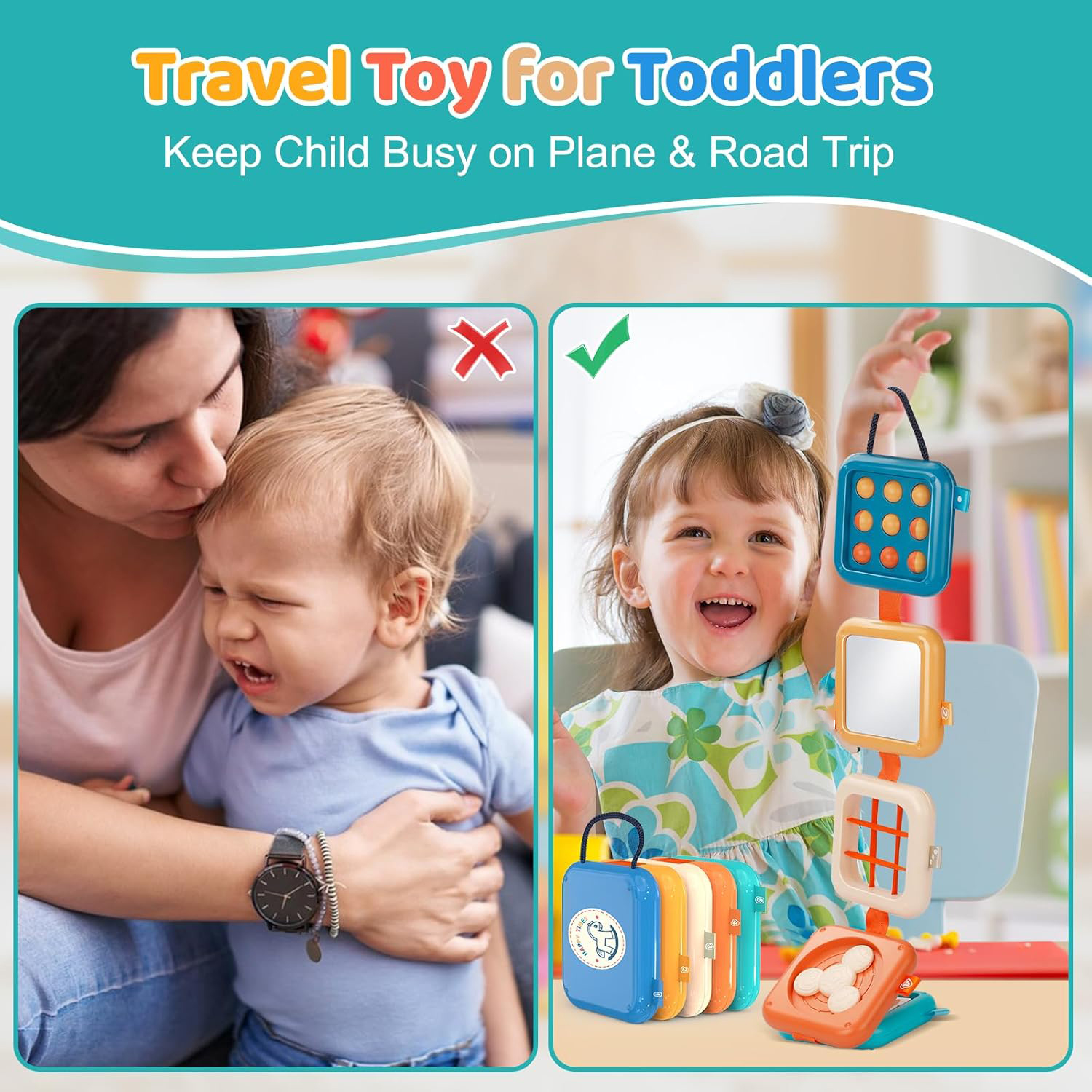 Montessori Toys Busy Board Bab - Kids Nature Education recension och pris