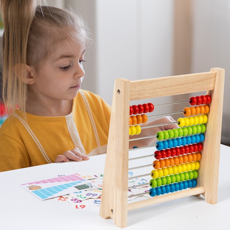 Wood Counting Beads Montessori - Abacus Counting Bead recension och pris