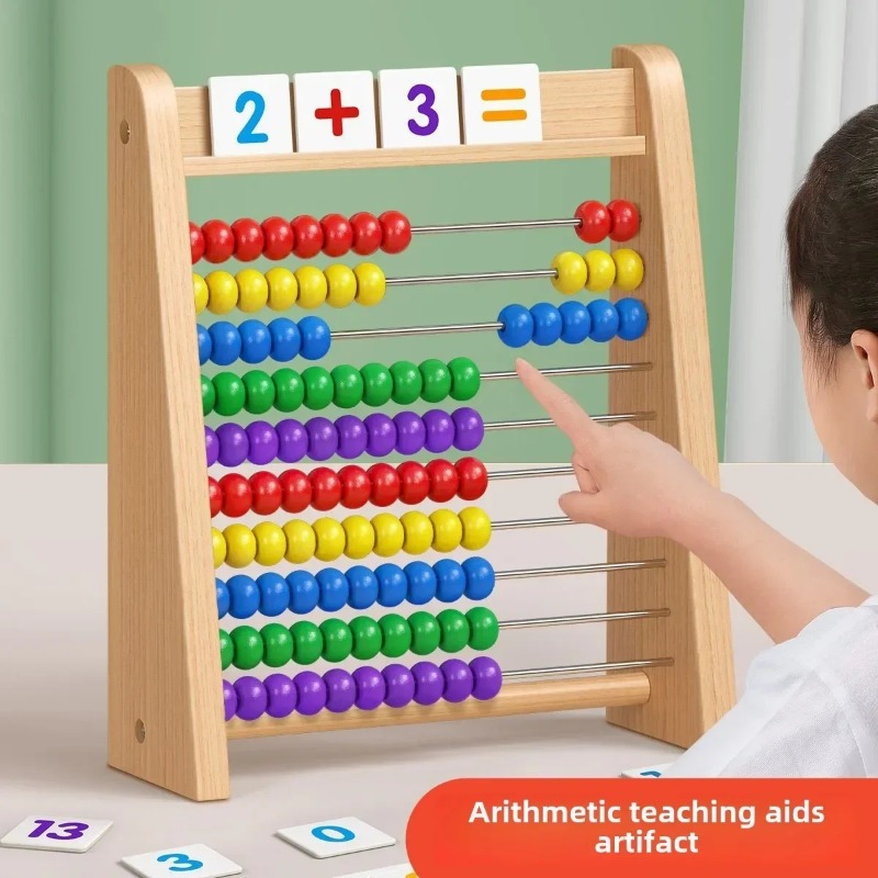 Wooden Abacus Educational Math - Abacus Counting Bead recension och pris