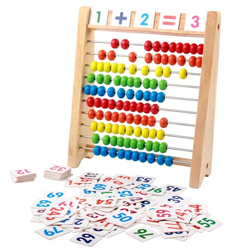 Wooden Abacus Educational Math - Abacus Counting Bead recension och pris