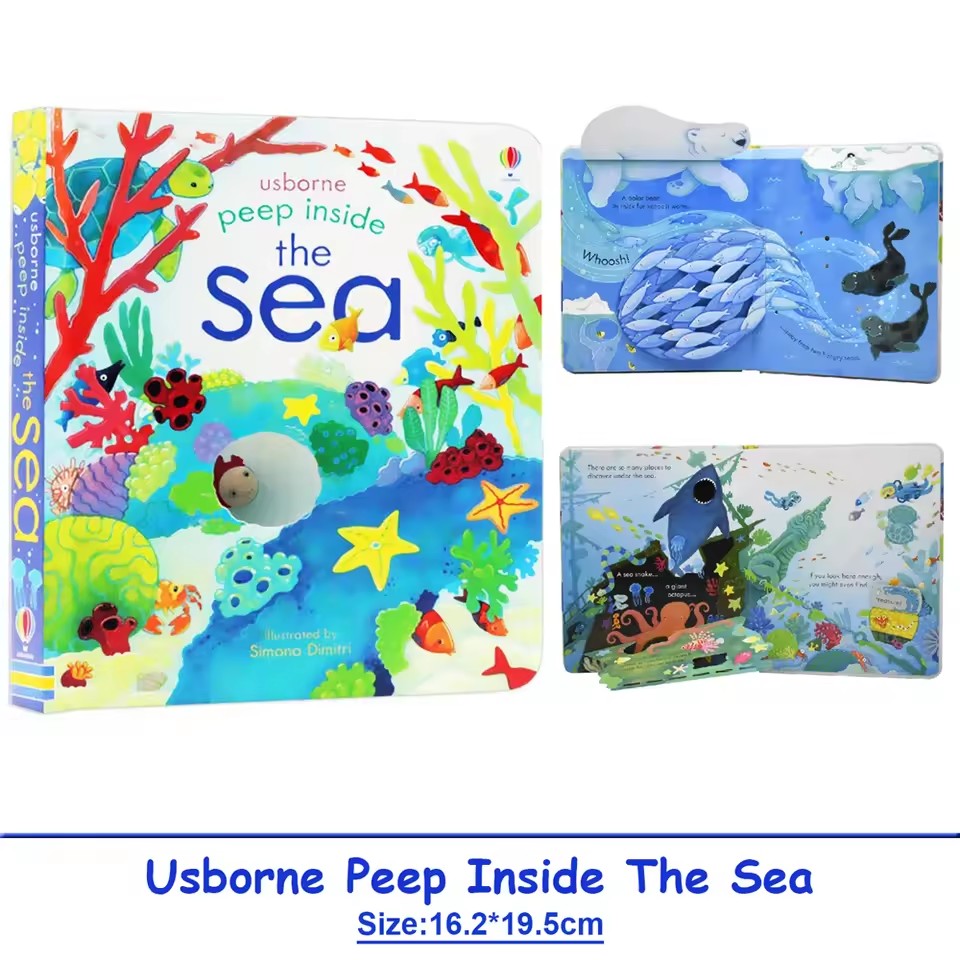 Usborne Peep Inside The Sea Ed - Kids Nature Education recension och pris