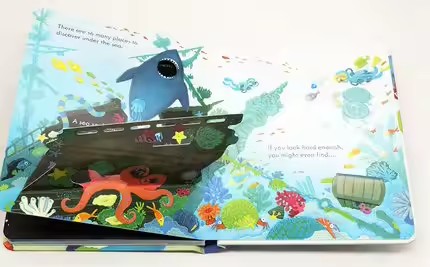 Usborne Peep Inside The Sea Ed - Kids Nature Education recension och pris