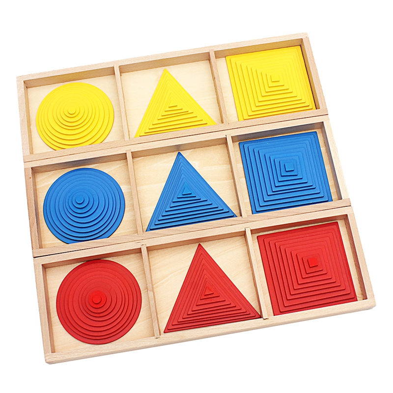 Baby Toy Montessori Circles Sq - Kids Nature Education recension och pris